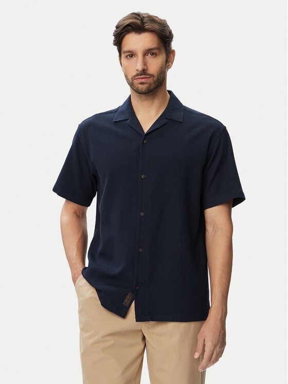 Jack & Jones Cămașă Global Waffle Resort 12295551 Relaxed Fit