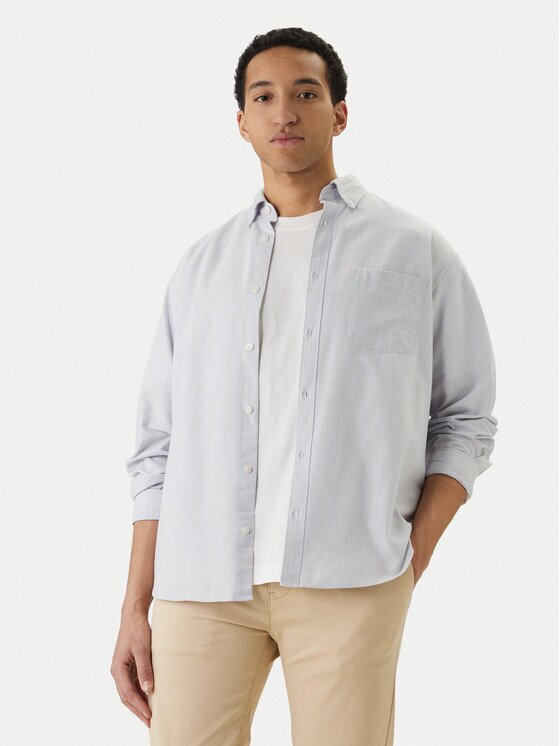 Jack & Jones Cămașă Norrebro 12291838 Albastru celest Relaxed Fit