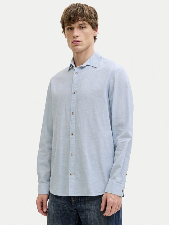 Jack & Jones Cămașă Summer 12289174 Albastru celest Regular Fit