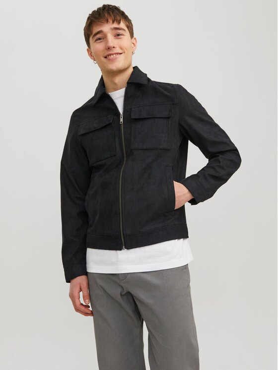 Jack & Jones Geacă din imitație de piele 12213082 Regular Fit