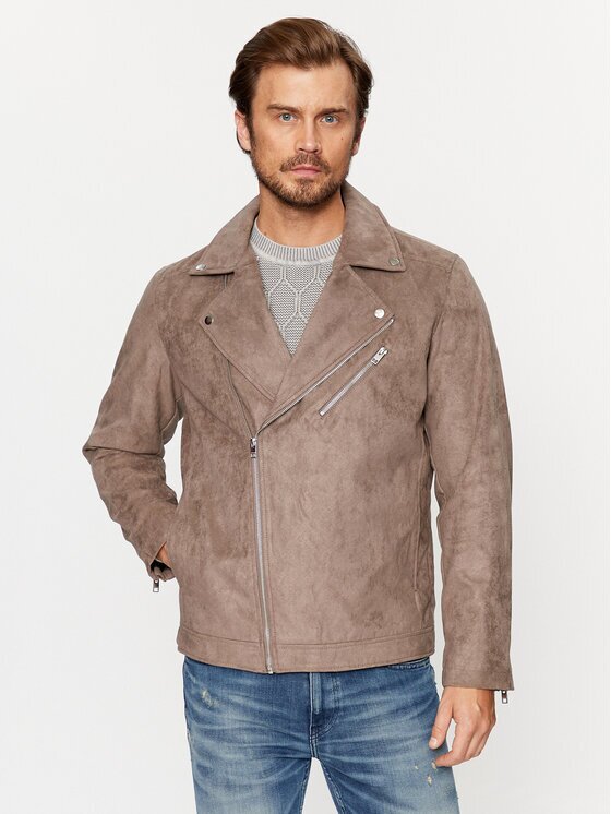 Jack & Jones Geacă din imitație de piele 12236853 Regular Fit