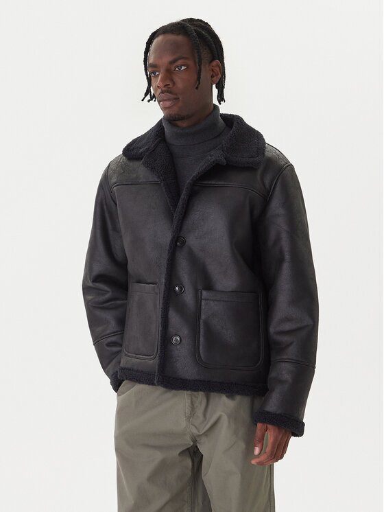 Jack & Jones Geacă din imitație de piele Cambridge 12282946 Regular Fit