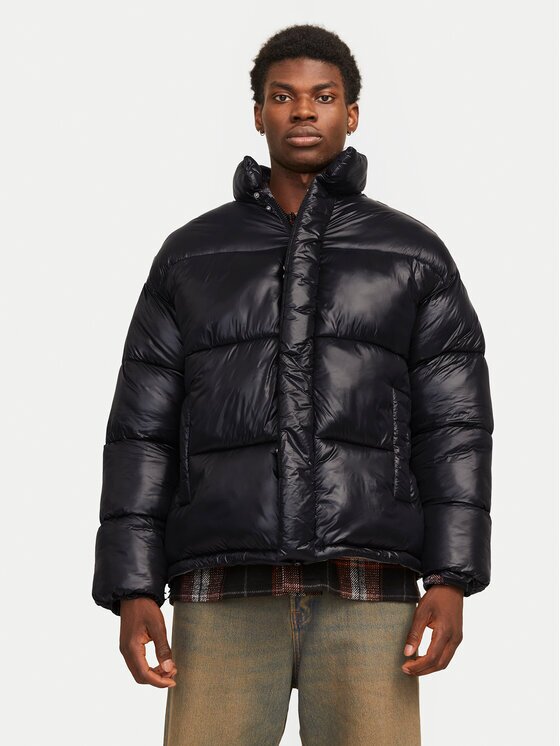 Jack & Jones Geacă din puf 12267062 Negru Regular Fit