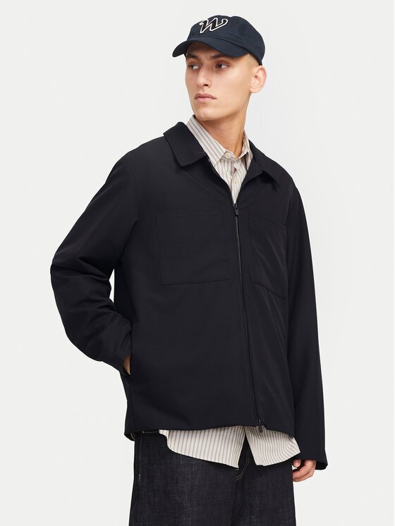 Jack & Jones Jachetă cămașă Perfect 12270677 Negru Regular Fit