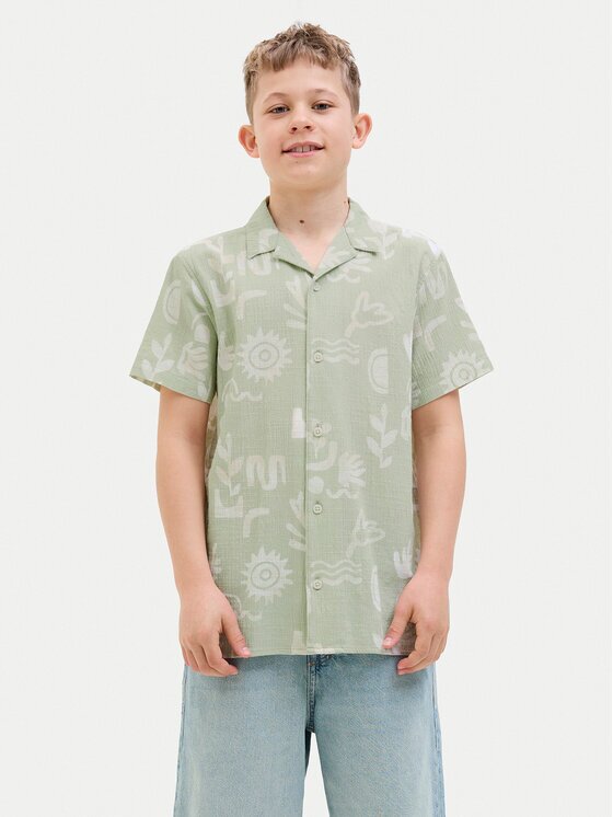 Jack & Jones Junior Cămașă Luke 12277298 Relaxed Fit