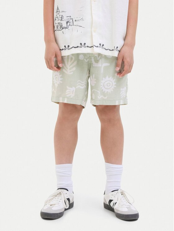 Jack & Jones Junior Pantalon scurți din material 12277599 Relaxed Fit