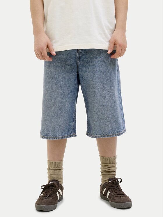 Jack & Jones Junior Pantaloni scurți de blugi Ron 12272044 Baggy Fit