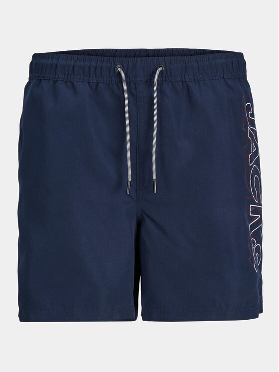 Jack & Jones Junior Pantaloni scurți pentru înot Fiji Double Logo 12256153 Regular Fit