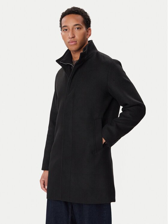 Jack & Jones Palton de iarnă Keith 12303386 Negru Regular Fit