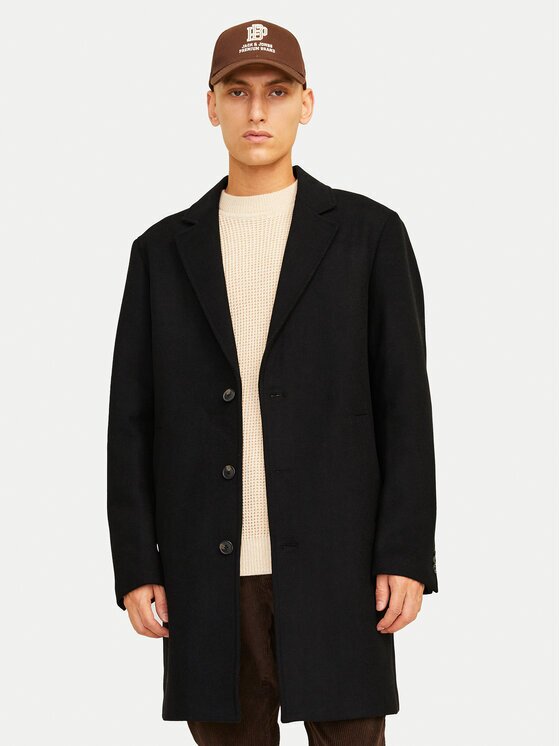 Jack & Jones Palton de lână Harris 12263845 Regular Fit