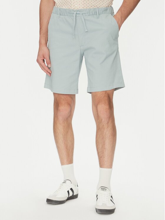 Jack & Jones Pantalon scurți din material Jaiden 12274983 Albastru celest Relaxed Fit