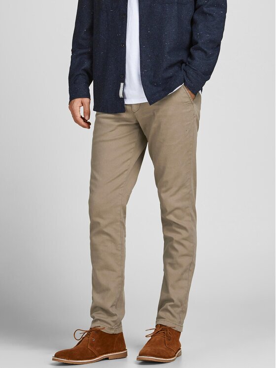 Jack & Jones Pantaloni din material Marco Dave 12174307 Slim Fit