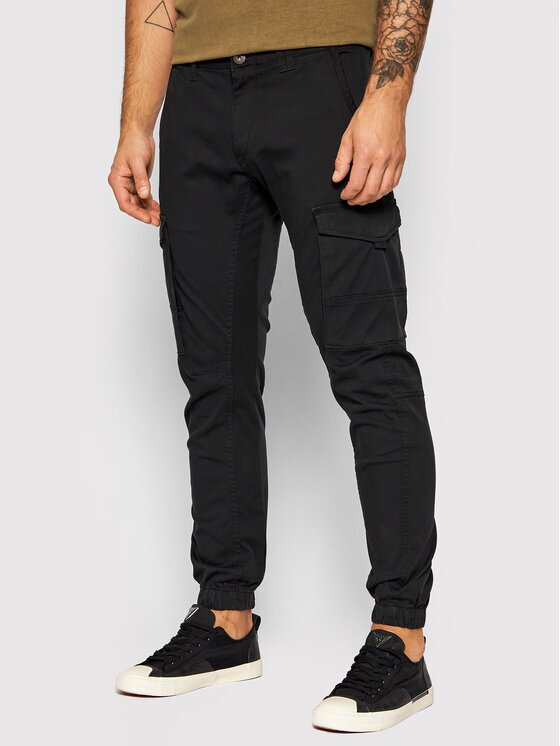 Jack & Jones Pantaloni din material Paul 12139912 Tapered Fit