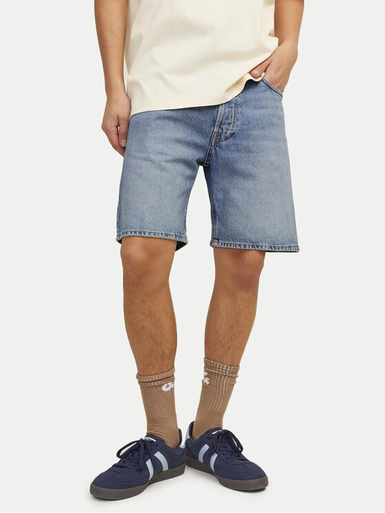 Jack & Jones Pantaloni scurți de blugi Chris Cooper 12252858 Relaxed Fit