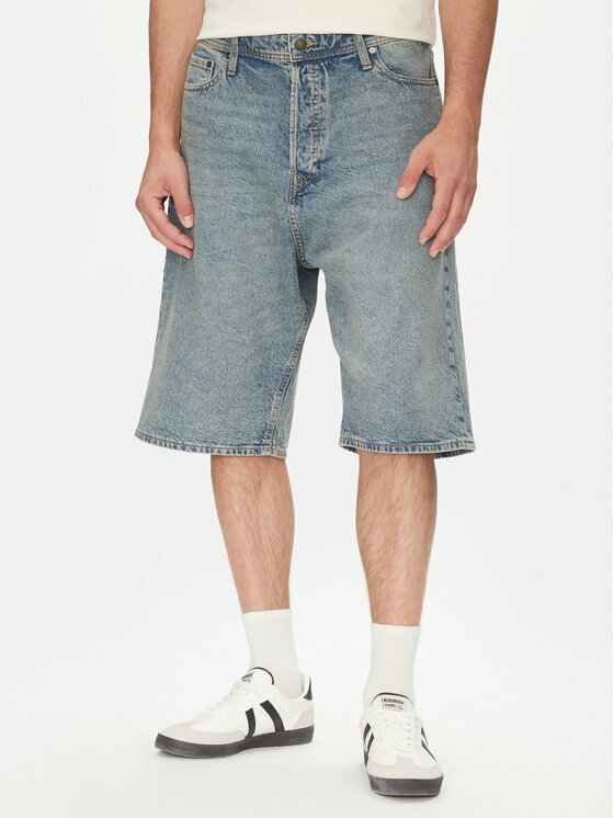 Jack & Jones Pantaloni scurți de blugi Iron 12272552 Baggy Fit