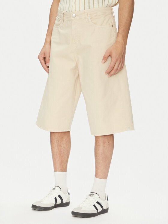 Jack & Jones Pantaloni scurți de blugi Owen 12277167 Baggy Fit