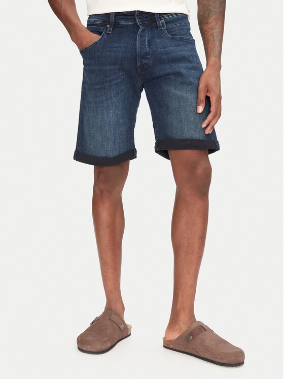 Jack & Jones Pantaloni scurți de blugi Rick 12269608 Regular Fit