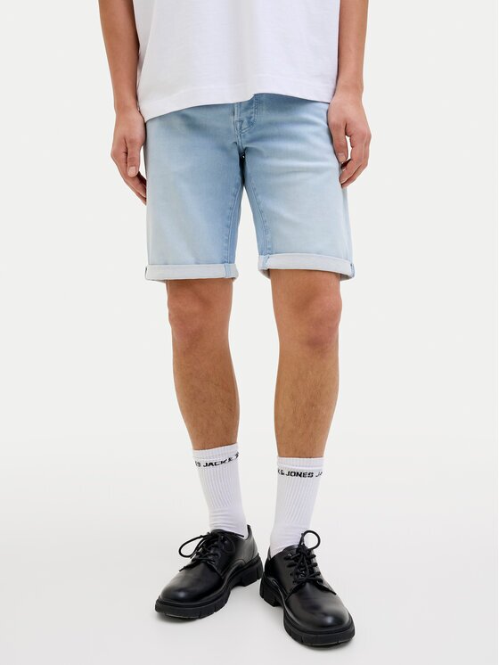 Jack & Jones Pantaloni scurți de blugi Rick 12269609 Regular Fit