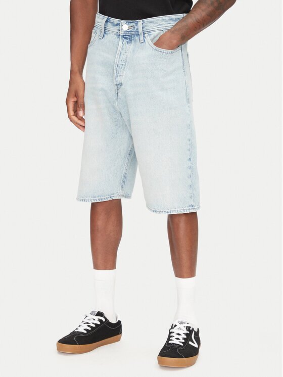 Jack & Jones Pantaloni scurți de blugi Ron 12272237 Baggy Fit