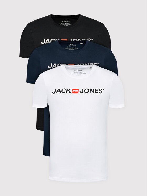 Jack & Jones Set de tricouri﻿ Corp Logo 12191330 Slim Fit