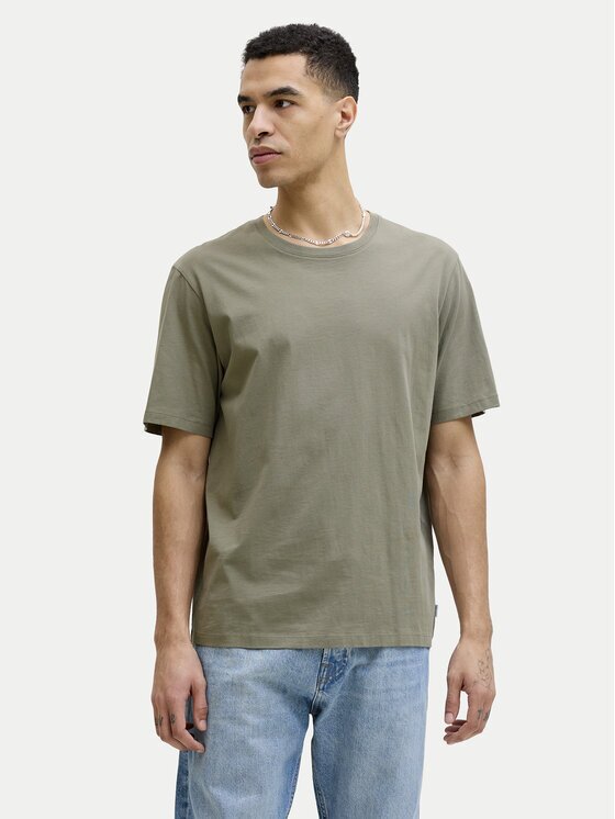 Jack & Jones Tricou Basic 12156101 Verde Regular Fit