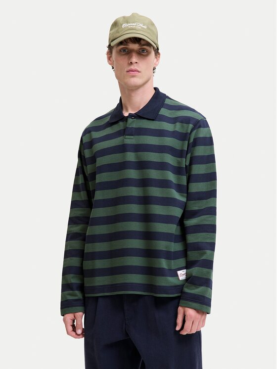 Jack & Jones Tricou polo Bleecker 12285805 Loose Fit