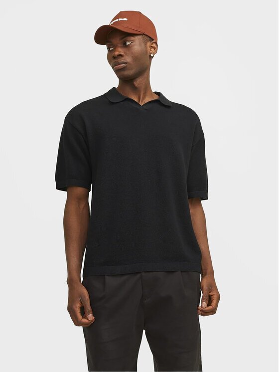 Jack & Jones Tricou polo Linen 12252748 Regular Fit