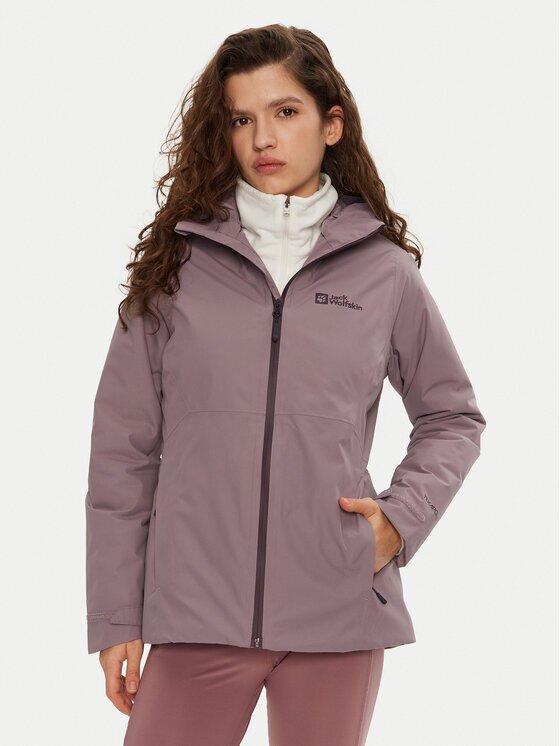 Jack Wolfskin Geacă de ploaie Wisper Ins A61893 Regular Fit