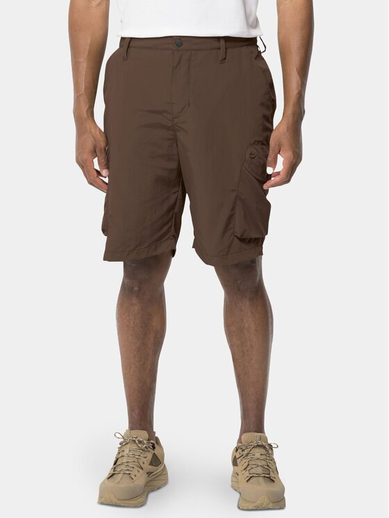 Jack Wolfskin Pantalon scurți din material Kalahari 1508381 Regular Fit