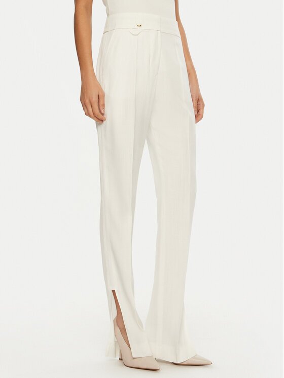 JACQUEMUS Pantaloni din material 24E241PA038 Regular Fit