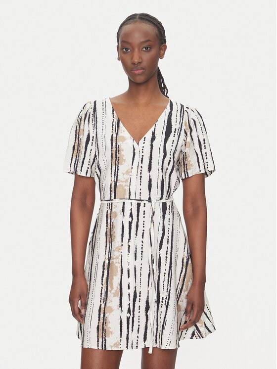 JdY Rochie de vară Troya 15350739 Écru Regular Fit