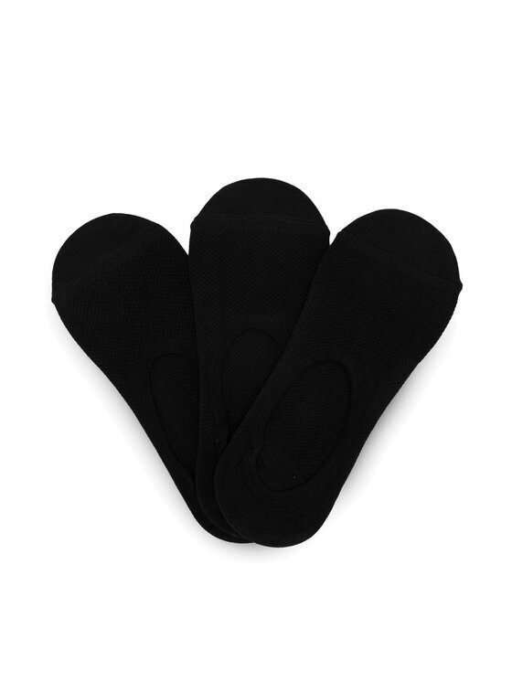 Jenny Fairy Șosete joase 4WB-001-SS24 (3-pack) 2 Negru