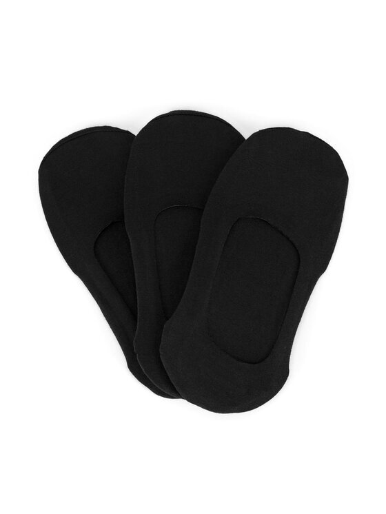 Jenny Fairy Șosete joase AS-LCN-001-AW24 (3-PACK) Negru