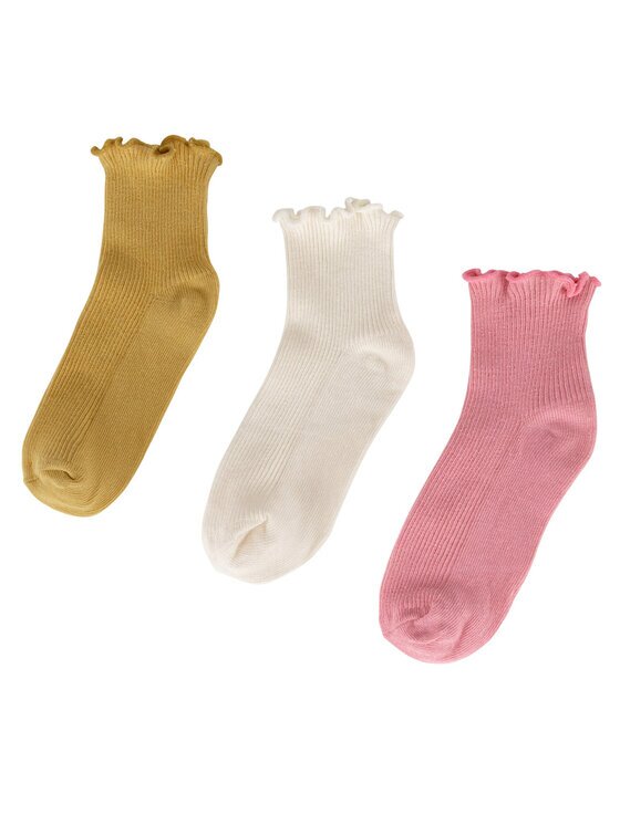 JENNY Șosete scurte 7KB-003-SS25 (3-pack) Galben