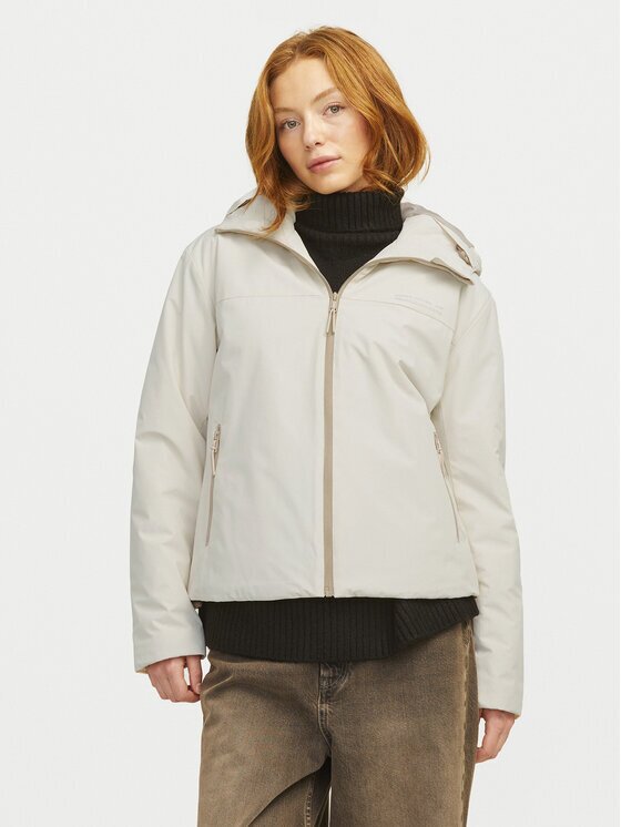 JJXX Geacă Moon 12258687 Écru Regular Fit