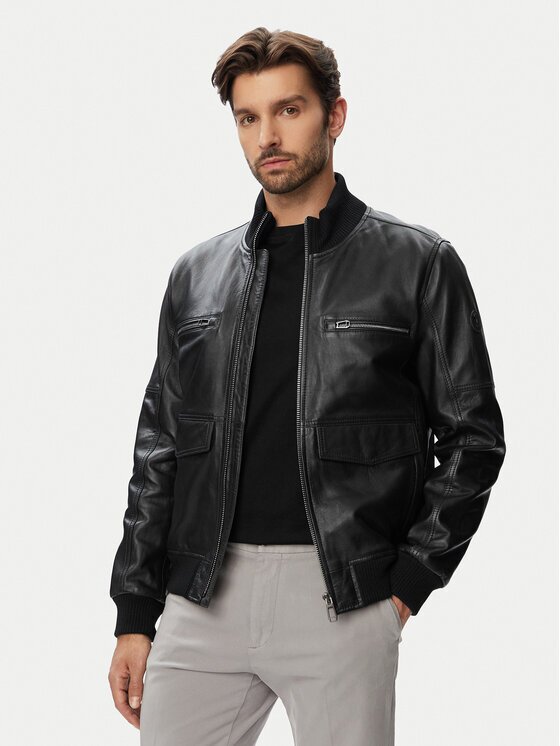 Joop! Geacă de piele Clouson 80100851 Regular Fit