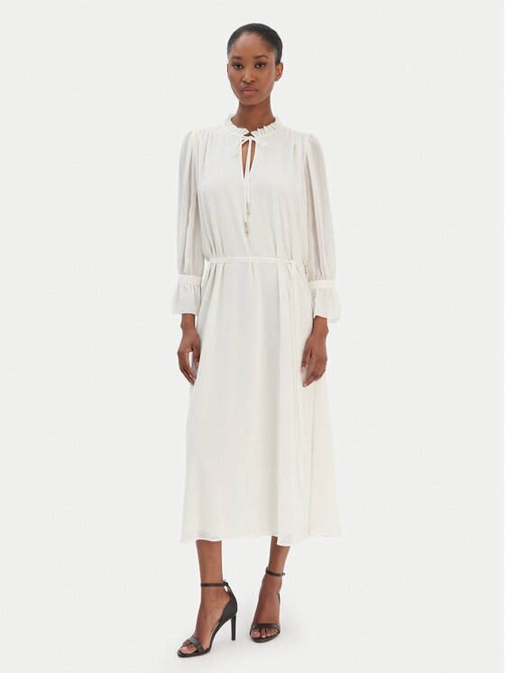 Joop! Rochie de zi Dinah2 30100718 Écru Regular Fit