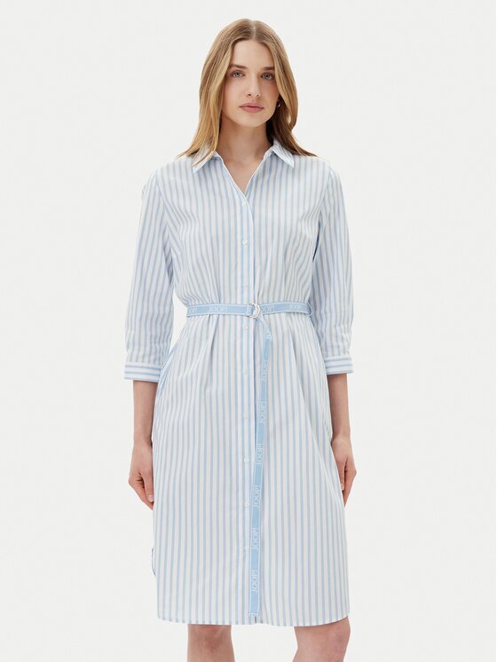 Joop! Rochie tip cămașă 58 252D58Dominique 30046521 Albastru celest Regular Fit