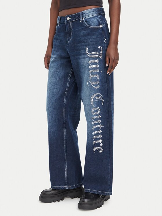 Juicy Couture Blugi JCDJE225952 Wide Leg