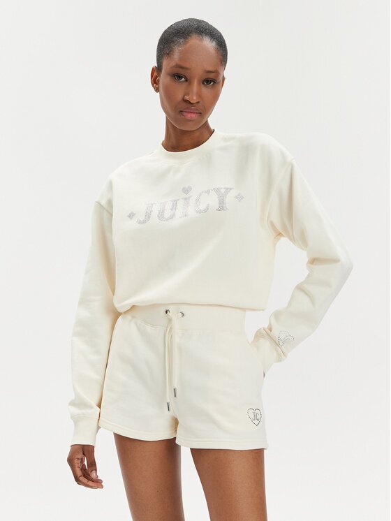Juicy Couture Bluză Cristabelle Rodeo JCBAS223824 Écru Regular Fit