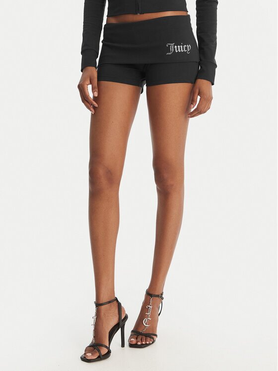Juicy Couture Pantaloni scurți sport Roll Down JCWHS126307 Slim Fit
