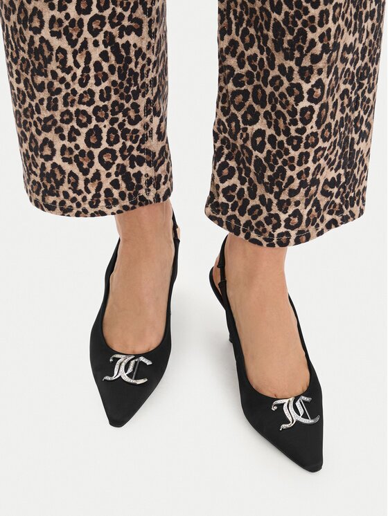Juicy Couture Pantofi cu toc subțire CEO-259-133-01 Negru