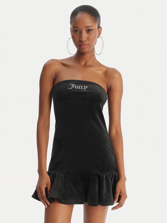 Juicy Couture Rochie de zi Ruffle JCWED126311 Slim Fit
