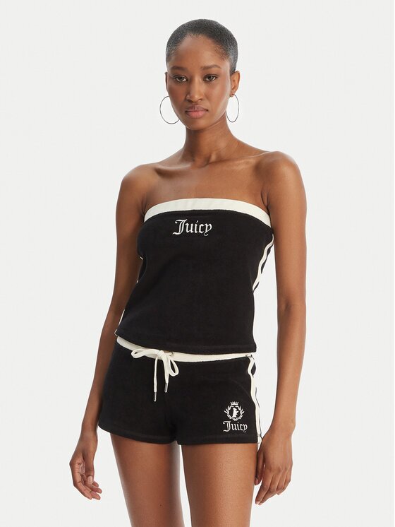Juicy Couture Top Applique Terry JCWSC126314 Slim Fit