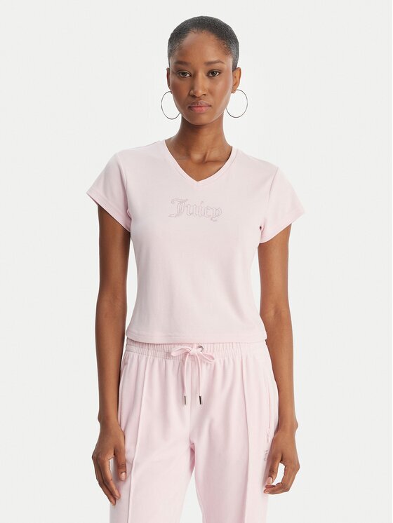 Juicy Couture Tricou Capped JCWCT126318 Slim Fit