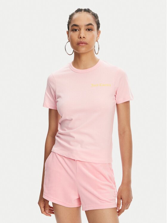 Juicy Couture Tricou La Beach JCWCT125319 Regular Fit
