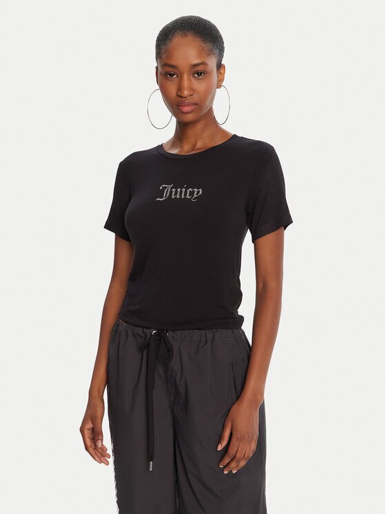 Juicy Couture Tricou Sheer JCWCT225301 Slim Fit