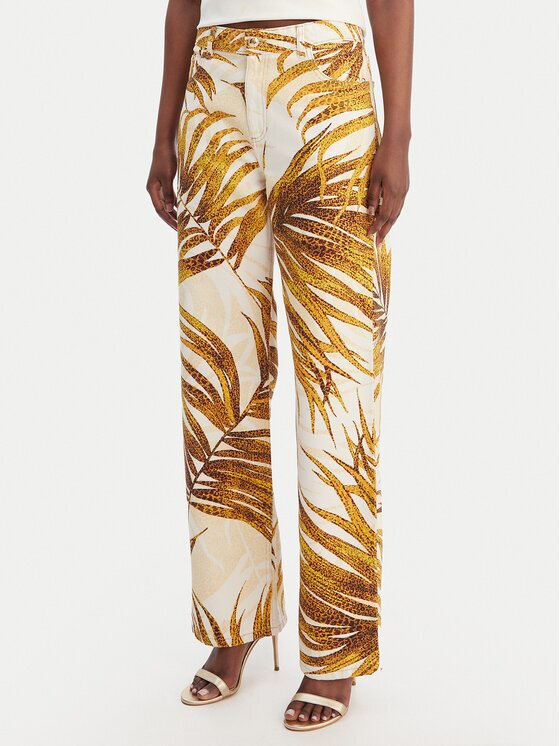 Just Cavalli Blugi 80PAB5L8 CESCB Écru Loose Fit