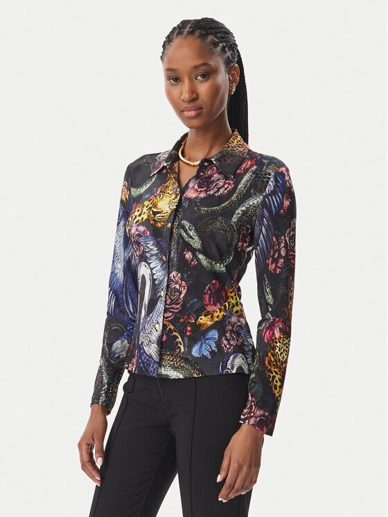 Just Cavalli Bluză 81PAL228 JS566 Slim Fit