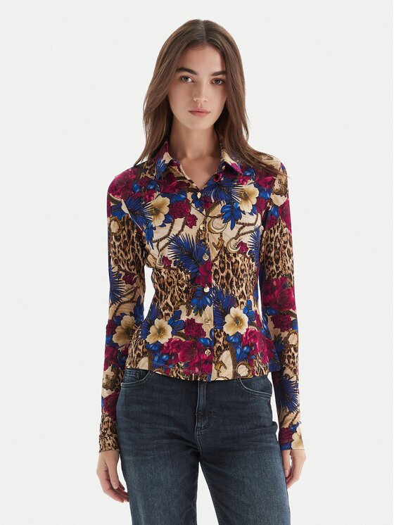 Just Cavalli Cămașă 79PAL228 JS531 Slim Fit